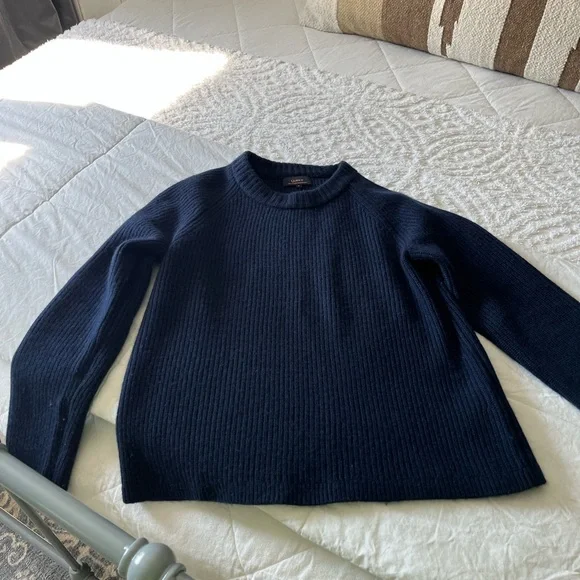 NWOT Quince Mongolian Cashmere Fisherman Crewneck Sweater 100% Cashmere - Small - Picture 5 of 13